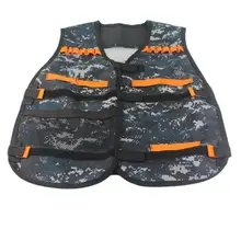 Маунчейн для взрослых, регулируемый, большой емкости, тактический, охотничий жилет, куртка, мягкая, пулевидная, для N-Strike, элитная Серия