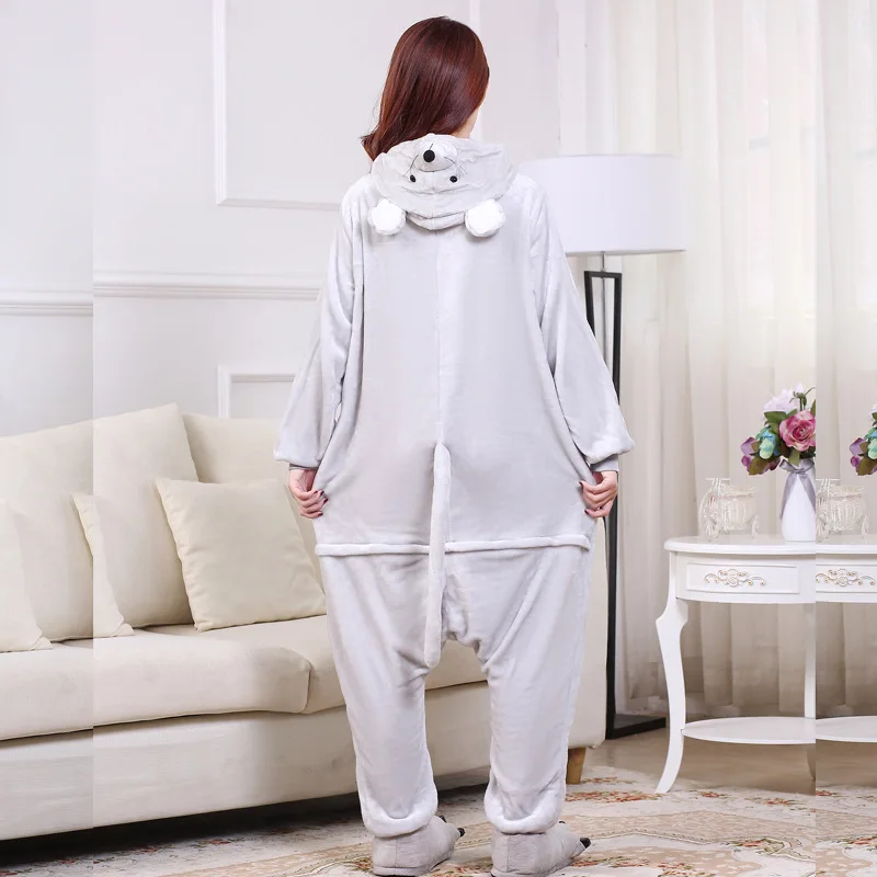 HKSNG New Adult Animal Zodiac Grey Mouse Cosplay Costumes Pajamas Cartoon Cute Onesies Best Gift For Women Men Kigurumi anime halloween costumes