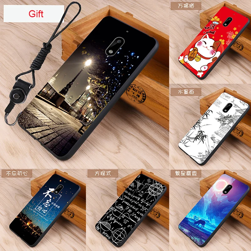 Nokia 6 Case Original Cover for bag Skin Wolf Fish Skull Nokia6 Fundas 100% BiNFUL |
