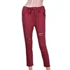 Drawstring Elastic Waist Pencil Pant 1