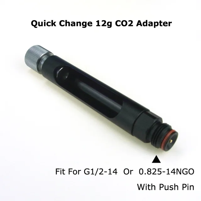 New Paintball Air Gun Airsoft PCP Air Rifle Quick Change 12 Gram 12G CO2 Adapter With Paintball