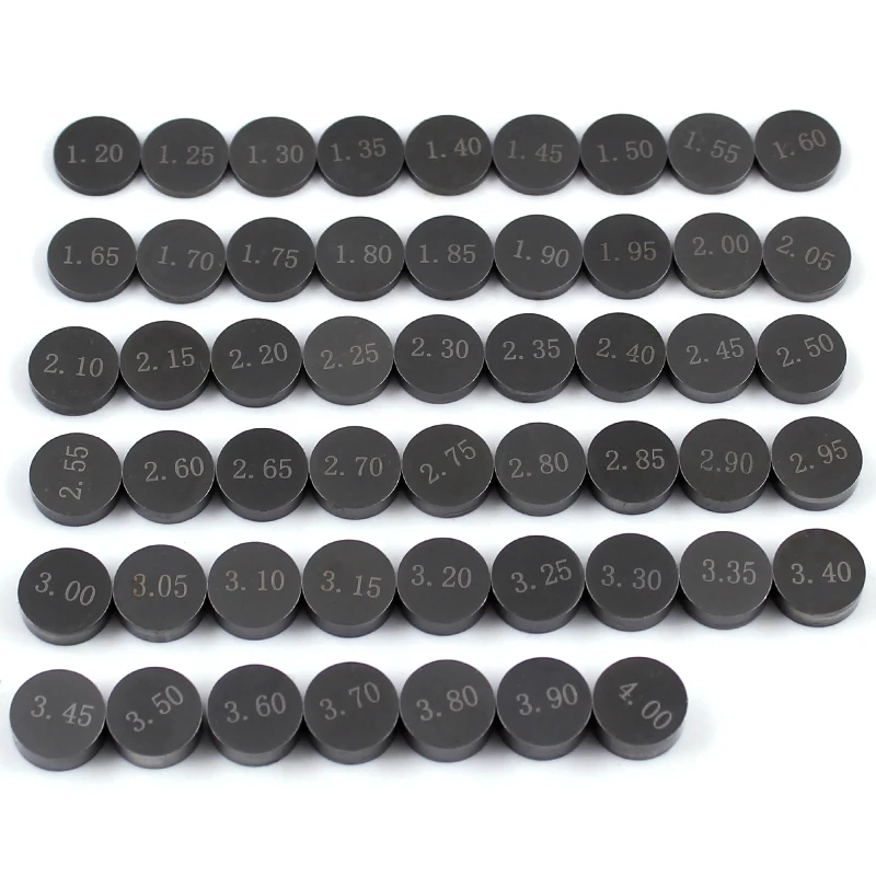 

52pcs 208pcs 46pcs Motorcycle Engine Parts Adjustable Valve Gasket Shim Complete Refill 9.48mm Kit for HONDA for KAWASAKI YFZ450