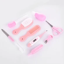 10 шт./компл. детский набор для ухода за здоровьем портативный набор инструментов для новорожденных Детский комплект для ухода за волосами предохранительный резак набор для ухода за ногтями для малышей