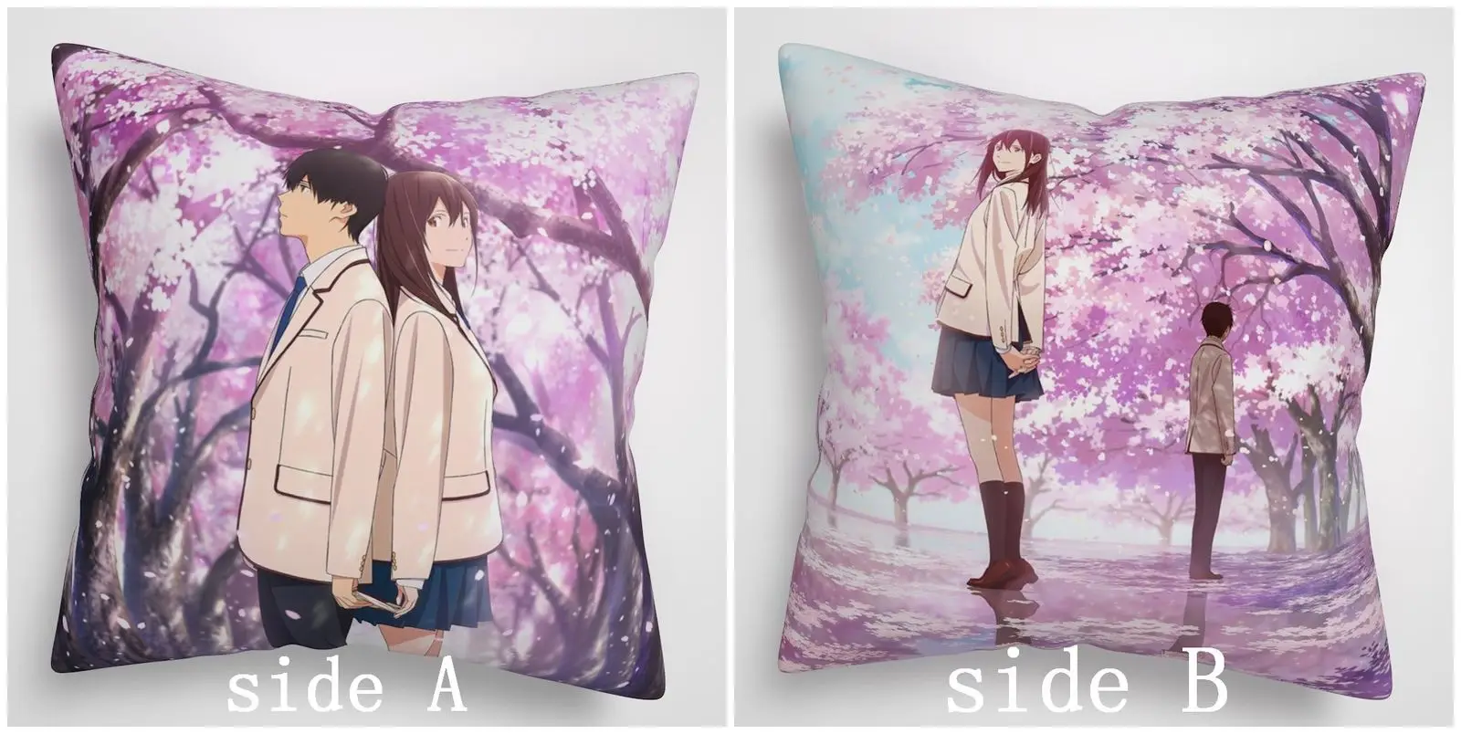 Suef Anime Manga Kimi No Suizou Wo Tabetai Anime Dua Sisi Bantal