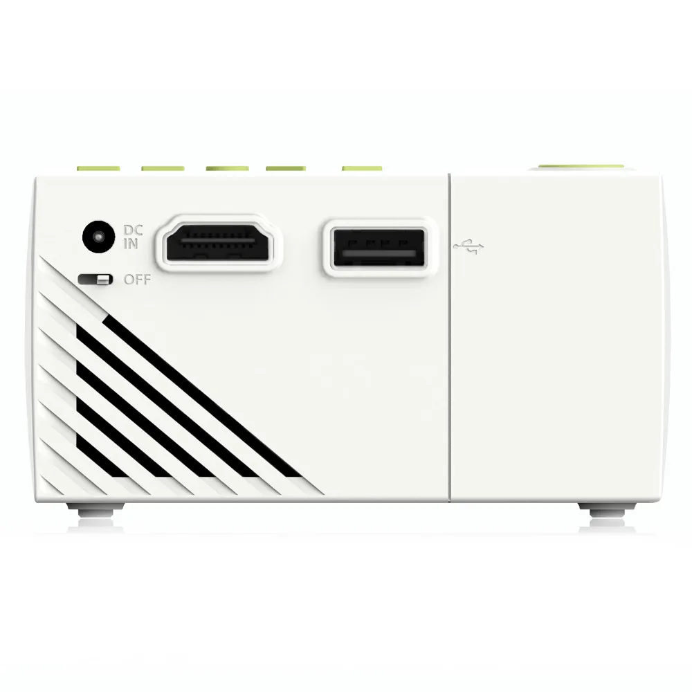 Портативный светодиодный проектор Excelvan YG310 обновленный H100 800LM 3 5 мм 320x240 HDMI USB мини