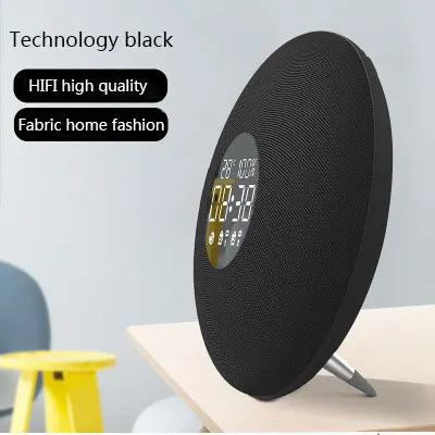 YAyusi дистанционное управление bluetooth-динамик для душа мини портативный компьютер колонки с будильником экран спальня модный динамик