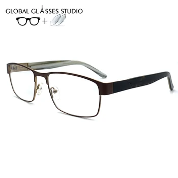 

Women Or Men Metal Glasses Frame Eyewear Eyeglasses Reading Myopia Prescription Lens 1.56 Index 526 COL02