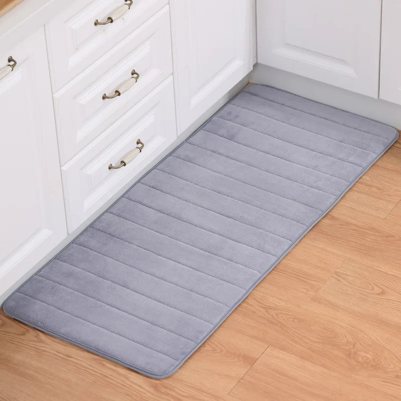 Memory Foam ковры для Гостиная Кухня Ванная комната коврики Спальня прикроватные