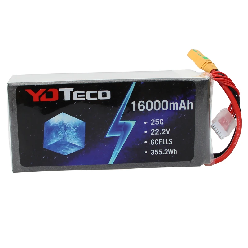 22 2 В 25c 16000 мАч 6s Липо Для БПЛА с XT60 или XT150AS150 XT90 Plug долгое время полета для