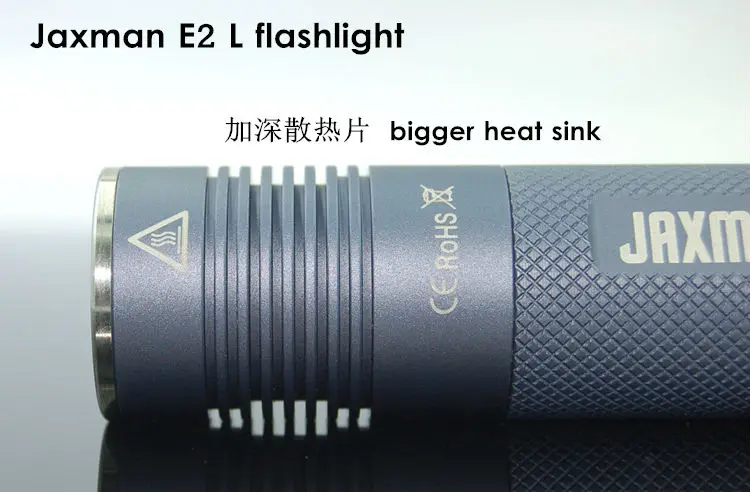JAXMAN E2L 3LED TIR Матовый объектив фонарик 18650 фонарь CREE XPG2 более гладкий и наводнение