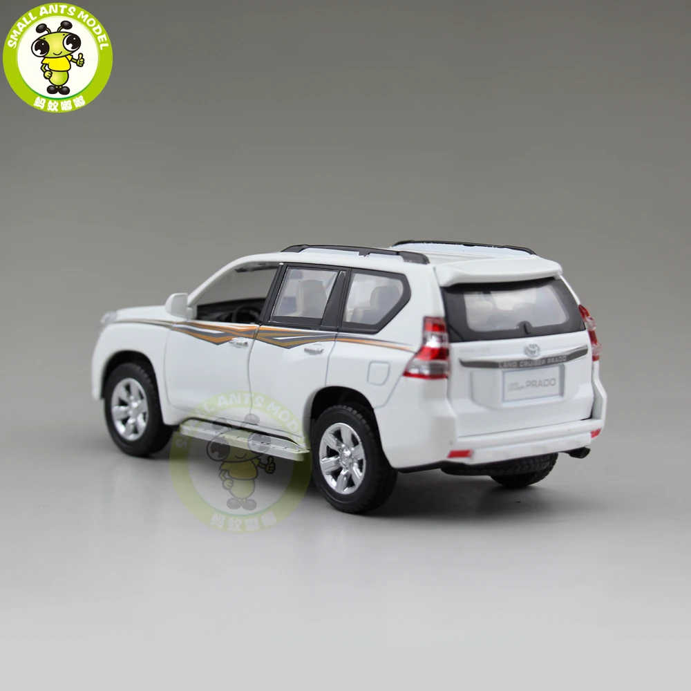 1/32 Land Cruiser Prado литая под давлением модель автомобиля SUV игрушки для детей Детское звуковое освещение Вытяните назад подарки коллекция хобби