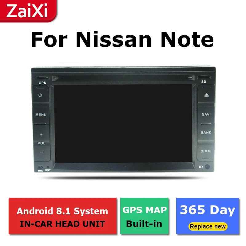 

2 Din Android radio bluetooth GPS Navigation wifi Stereo video For Nissan Note E11 Tone 2004~2013 Car Multimedia Player