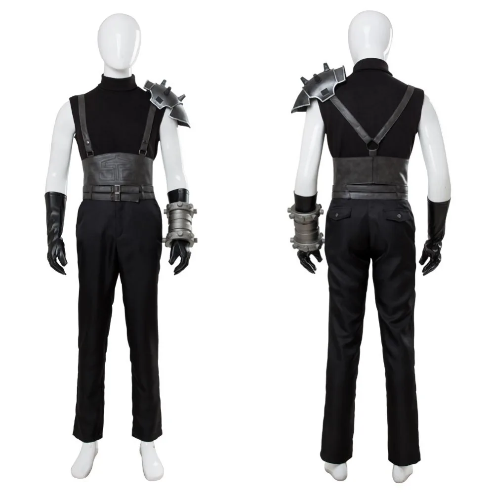Final Fantasy Cosplay VII 7 Cloud Strife Карнавальный костюм для взрослых мужчин и женщин мужской