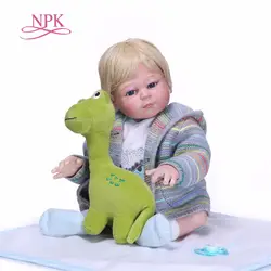 NPKCOLLECTION реалистичные 50 см всего тела силикона Reborn Baby Doll мальчик реалистичной новорожденных Fashion Doll детские игрушки