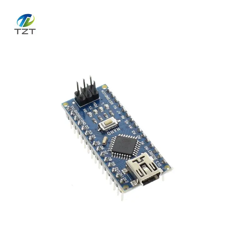 10 шт. NANO V3.0 ATMEGA328P с Загрузчиком Nano 3,0 контроллер совместимый nano CH340 USB драйвер 16 МГц с кабелем для Arduino