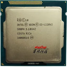 Processador intel, intel xeon E3-1220 v2 e3 1220v2 e3 1220 v2 processador central quad-core, 3.1 ghz 8m 69w lga 1155