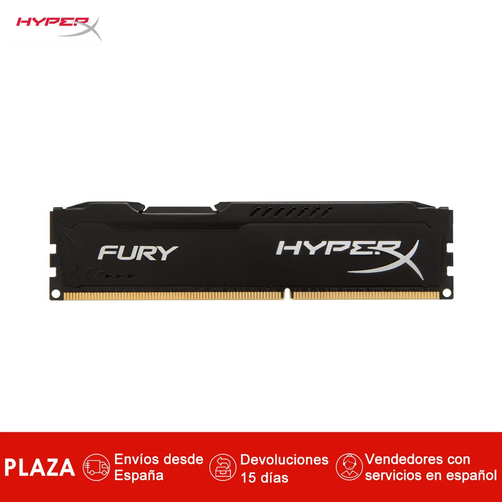 HyperX FURY Black 4 Гб 1866 МГц DDR3 1x4 GB 240 pin DIMM черный|Оперативная память| |