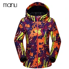 MANLI, новинка, камуфляжная куртка для улицы, мужская, софтшелл, ветрозащитная, водонепроницаемая, женская спортивная одежда, для походов, кемпинга, походов, лыжного спорта, пальто
