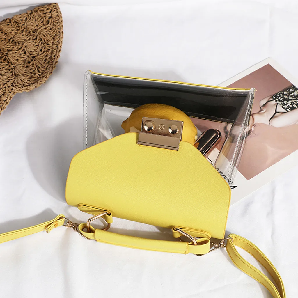 Женская сумка, Модный женский прозрачный желеобразный шарф, Ретро стиль, дикая сумка через плечо, дамская сумочка, сумка для покупок, женская сумка