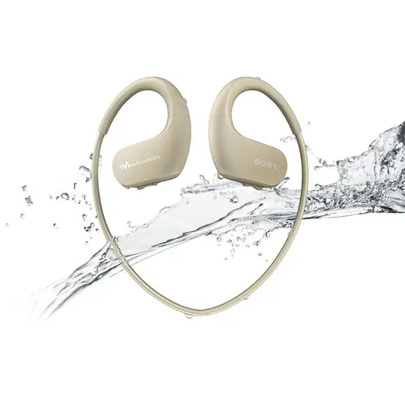 Наушники SONY Walkman 8 ГБ интегрированные водонепроницаемые для плавания бега mp3