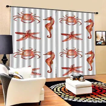 

kitchen curtains Luxury Blackout 3D Window Curtain For Living Room Bedroom Blackout curtain