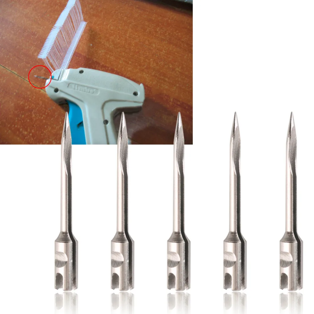 

2Sets 5pcs/set Garment Price Label Tag Tagging Gun Steel Needles