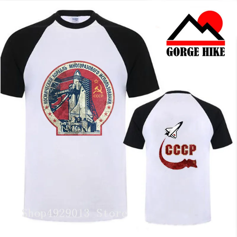 

2019 New Vintage Russia CCCP Yuri Gagarin T-Shirt men Group Team Soviet Retro Tees Sputnik V01 Space Exploration Program T Shirt