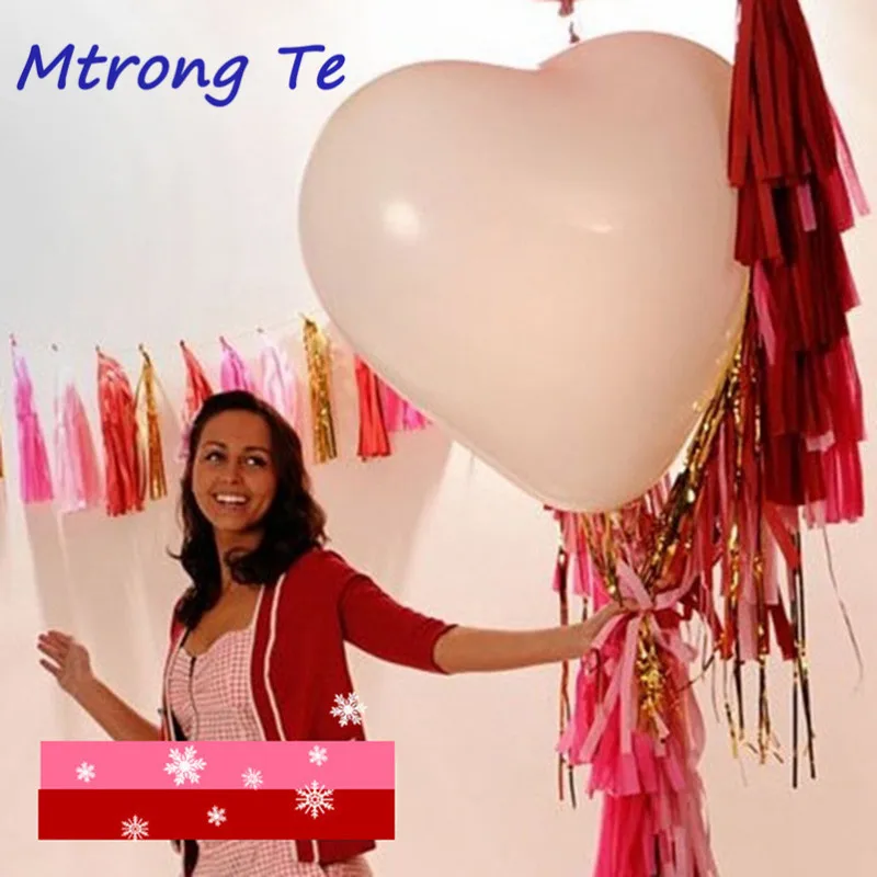 

5pcs/lot Romantic 36 Inches 22g Red Love Heart Latex Helium Balloons Wedding Decoration Valentines Day Birthday Party Balloons