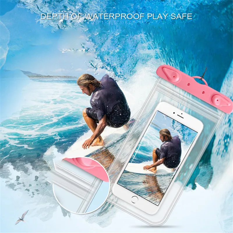 

Double waterproof bag Universal waterproof mobile phone case Multifunction mobile phone bag with cuff function for iPhone X / 8