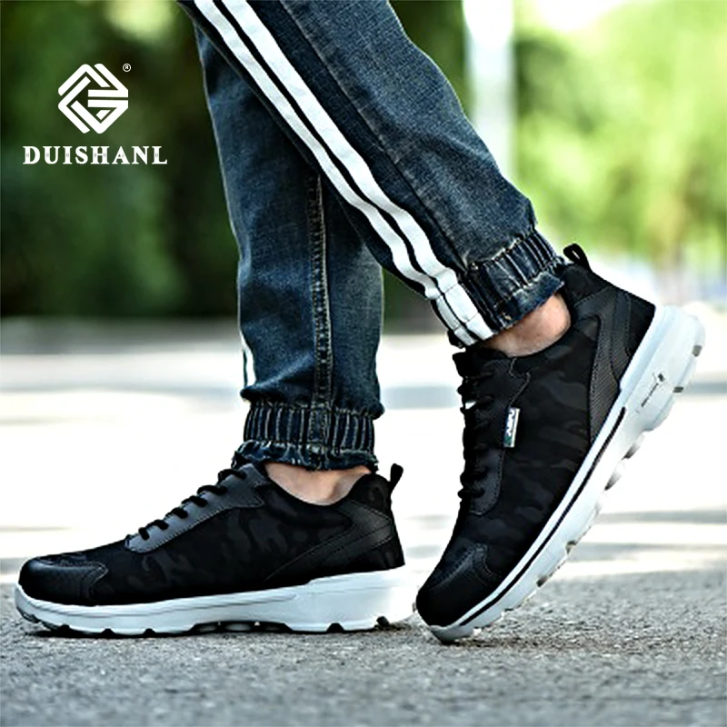 

Lightweight and breathable low to help labor insurance men's steel toe caps anti-smashing anti-piercing casual safety shoes