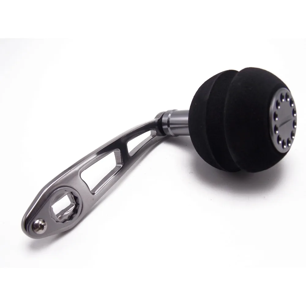 

CATCHSIF 3.5INCH Length Half Balanced Metal Handle with 40mm Black EVA knob