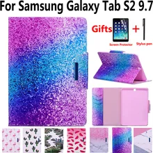 Чехол из искусственной кожи на магните с мраморным рисунком для samsung Galaxy Tab S2 9,7 SM-T810 T810 T815 T813 T819 с защитной пленкой для экрана