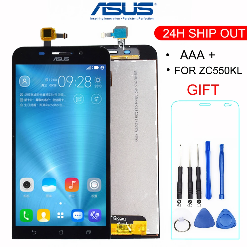 Оригинальный Для ASUS Zenfone Max LCD для ZC550KL дисплей сенсорный экран Z010DA|Экраны