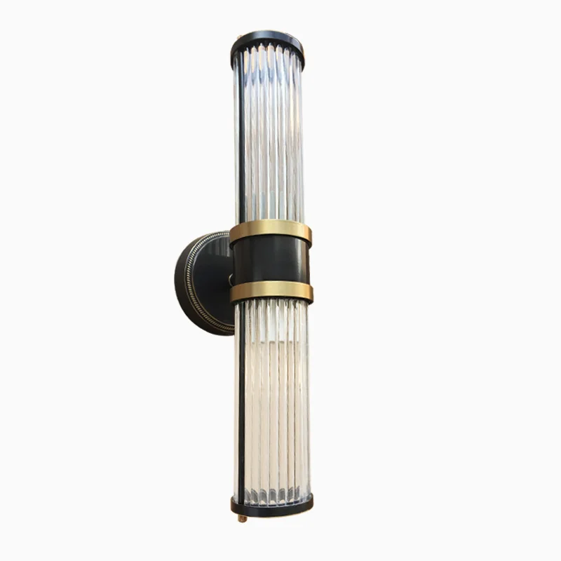 black wall lamp