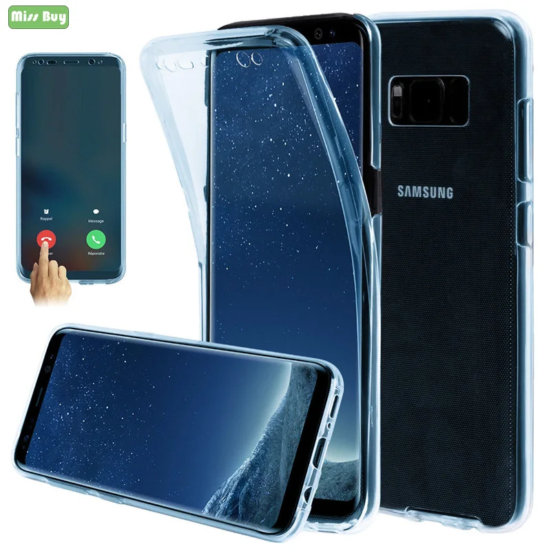 Прозрачный чехол для мобильного телефона мягкий силиконовый Samsung Galaxy A10 A20 A30 A40 A50
