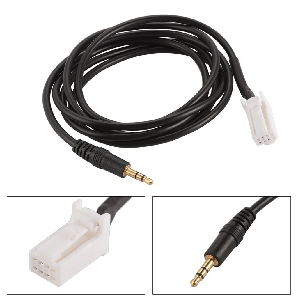 

Car Auto Audio 3.5mm Aux In Jack 8-Pin Plug Adapter Cable For Suzuki Swift Jimny