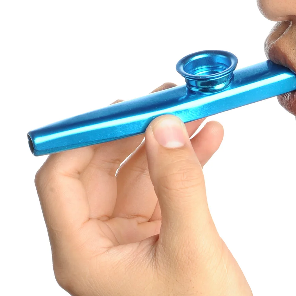 Kazoo духовые инструменты позолоченные металлические алюминиевые Музыкальные инструменты C тон kazoo 6 цветов стиль поддержка