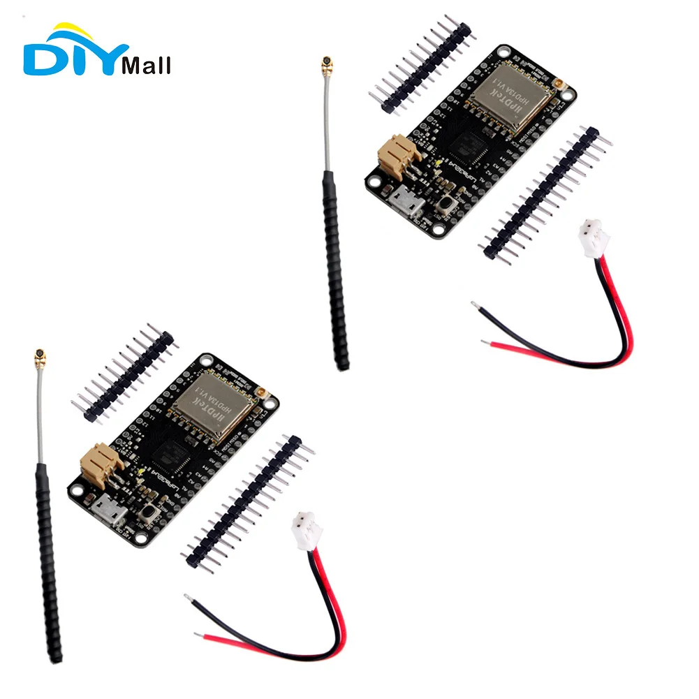 2 шт./лот 868 МГц 915 LoRa32u4 II макетная плата Lora модуль IOT SX1276 HPD13 + PCB антенна аккумулятор