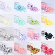 Paillettes plates et rondes amples de 2 à 6mm, 10 g/paquet, pour l'artisanat, PVC mat et crème, accessoires de couture de robe de mariée