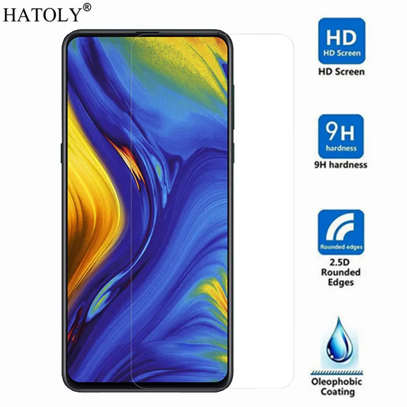 2Pcs For Xiaomi Mi Mix 3 Glass Tempered Film Phone Screen Protector Protective for | Мобильные телефоны и аксессуары