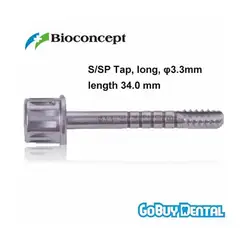 Straumann совместимые стоматологические инструменты для имплантации S/SP Tap, long, D3.3mm, L34.0mm