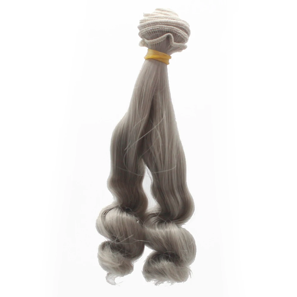 Fashion 15100cm DIY Mini Tresses Doll Wig High-Temperature Material Straight Hair Wig For BJD High-Temperature Doll Accessories (3)