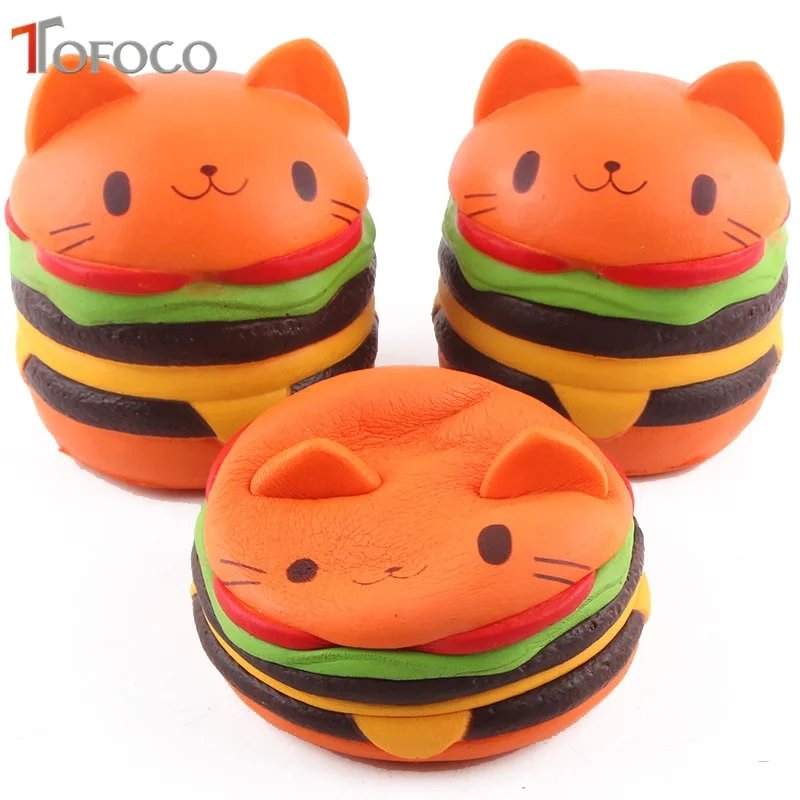 TOFOCO 11 Тип торт/мороженое/Еда мягкими Jumbo замедлить рост Хлюпать игрушки Kawaii Squishies