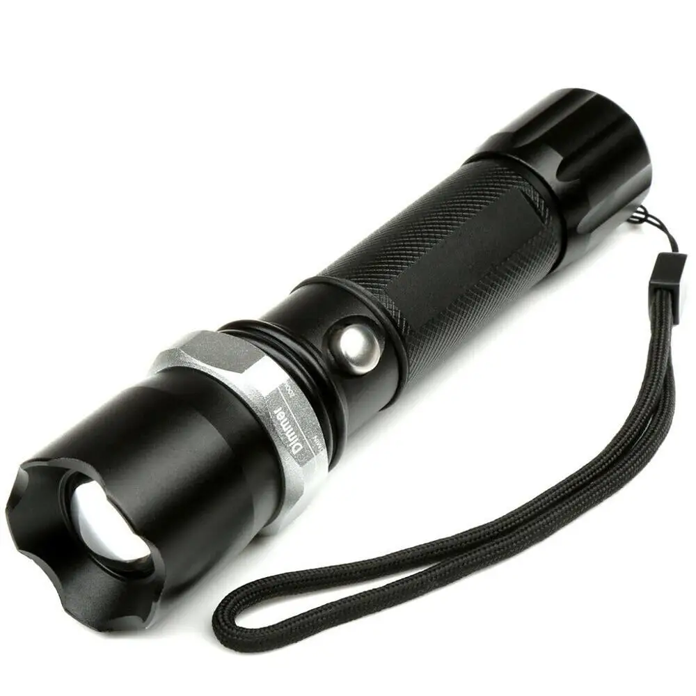 

Super Bright T6 Led Torch Police Flashlight Camp Light Lamp Zoomable Powerful Waterproof #4J28