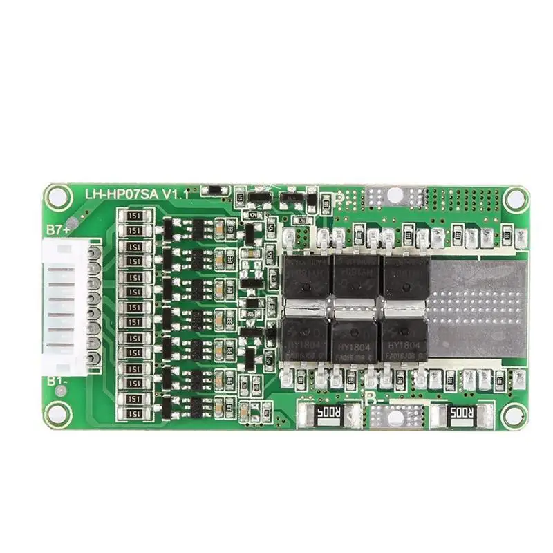 7S 24V 20A литий-ионная Lifepo4 18650 батарея Bms Pcb Pcm Защитная плата с балансом для электровелосипеда