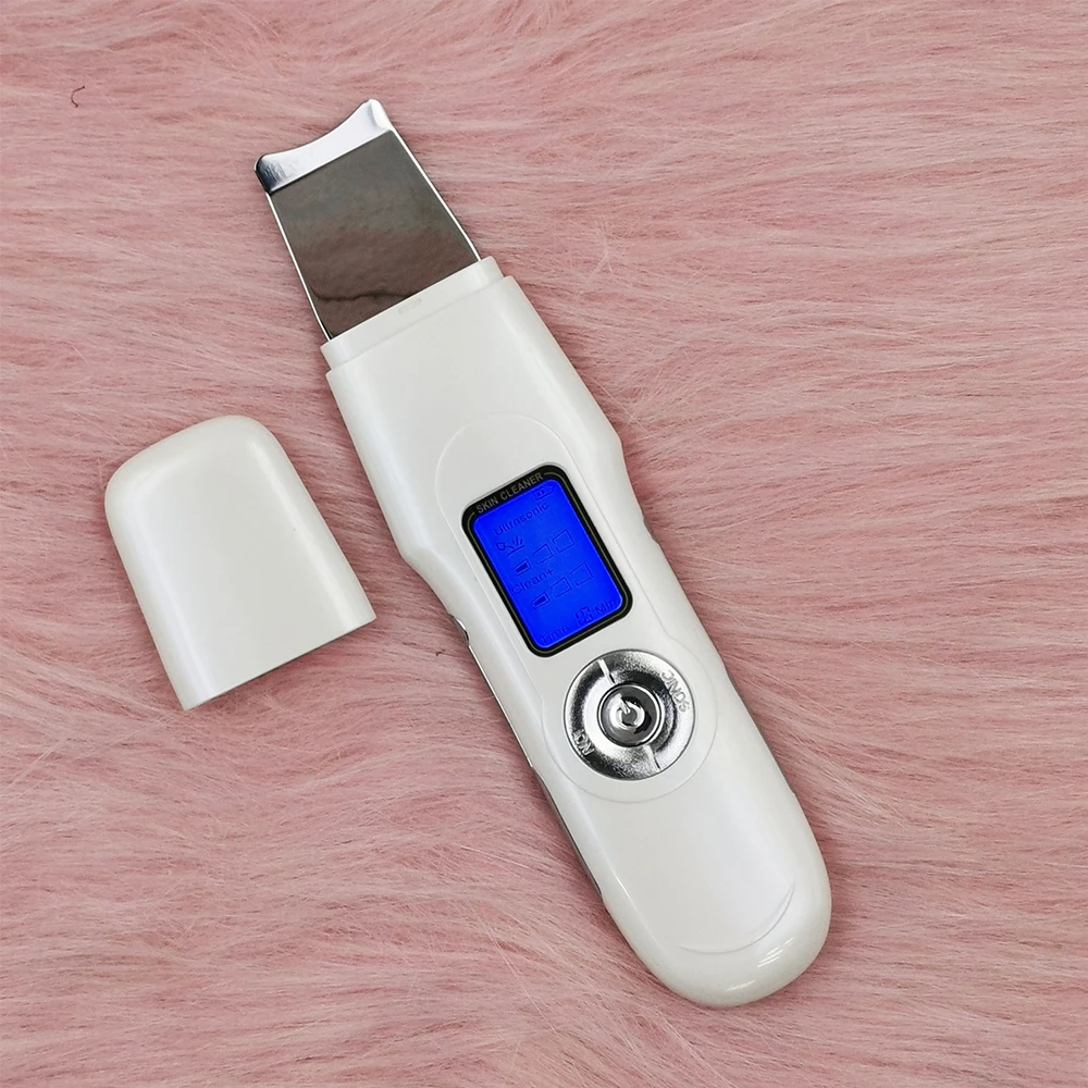 

USB Deeply ultrasonic face skin cleaner device blackhead removal Device Peeling shovel machine face exfoliator Pore Skin Clean