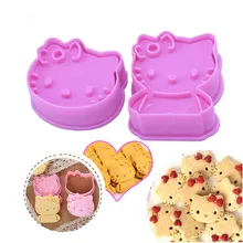 DINIWELL выпечки мультфильм милый Kkiitty Caat различные печенья торт с помадной глазурью, поделки из сахара украшения шоколада плунжерный резак формы