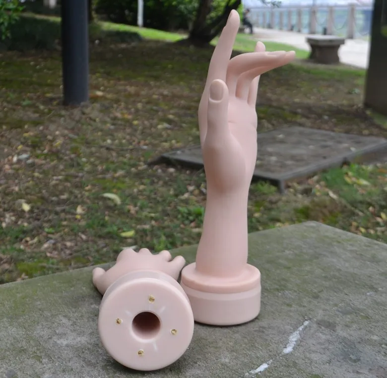 Одна пара пластиковых женских гибких манекен для перчаток/колец|mannequin hand|flexible