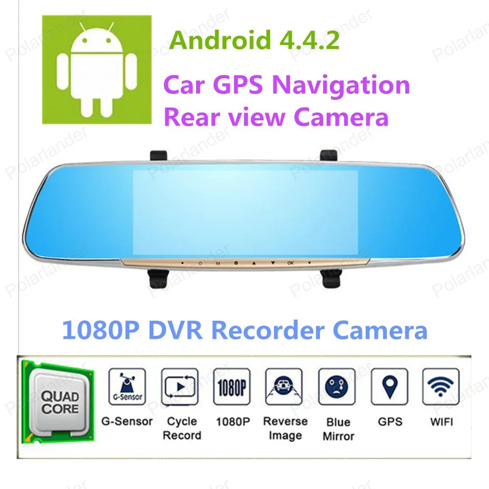 Full HD 1080P Car Dvr CameraNovatek 7 inch RearviewMirror Video Recorder With Dual Camera Registrar Camcorder WDR