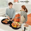 Deepen Multi-function Large-capacity Electric Hot Pot Adjustable Temperature Smokeless Electric Roasting Double-sided Heating ► Photo 2/6